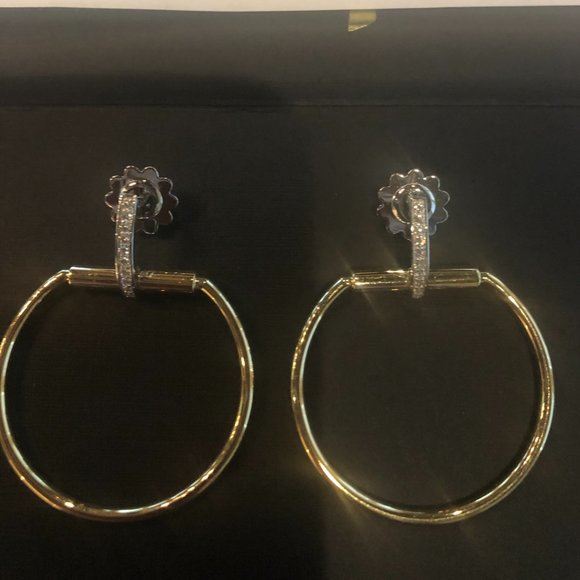 Roberto Coin Classic Parisienne 18k Ear Rings - Picture 4 of 5